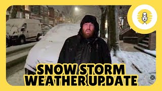 Snow Storm! Live weather update with Yakir Bigelazen – The Perlowitz Show