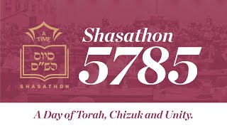 LIVE: Shas-A-Thon – The Entire Shas in One Day. United Under One Roof