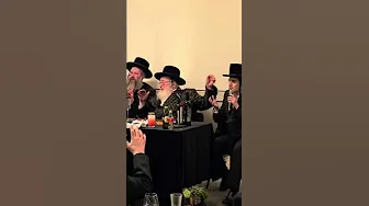 משתה היין אצל אדמו״ר מספינקא שליט״א בלונדון