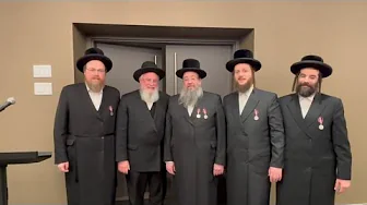 Jewish community leaders in Montreal get  King Charles lll coronation medal 🏅